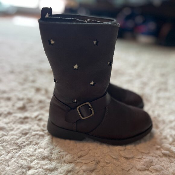 OshKosh B'gosh girls tamiko star boots brown - Picture 2 of 7